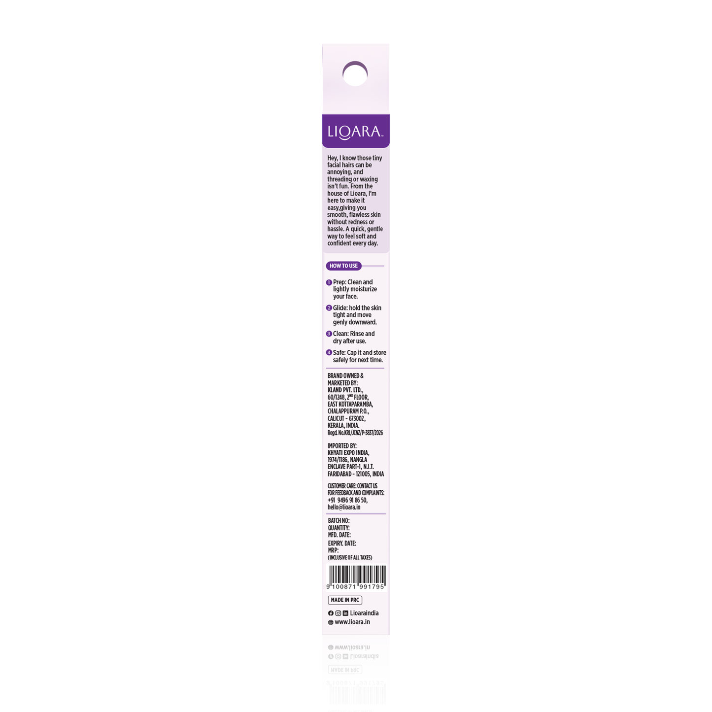 Glow Glide Face Razor