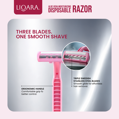 Aloe Glide 3-Blade Disposable Razor