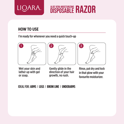 Aloe Glide 3-Blade Disposable Razor
