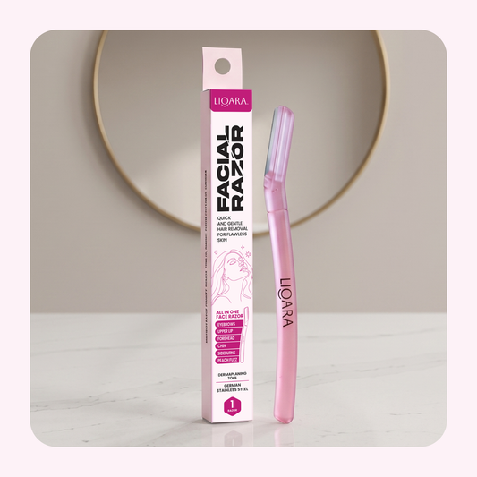 Glow Glide Face Razor Pink