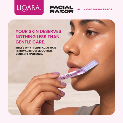Glow Glide Face Razor Pink