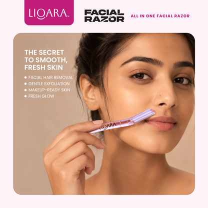 Glow Glide Face Razor Pink