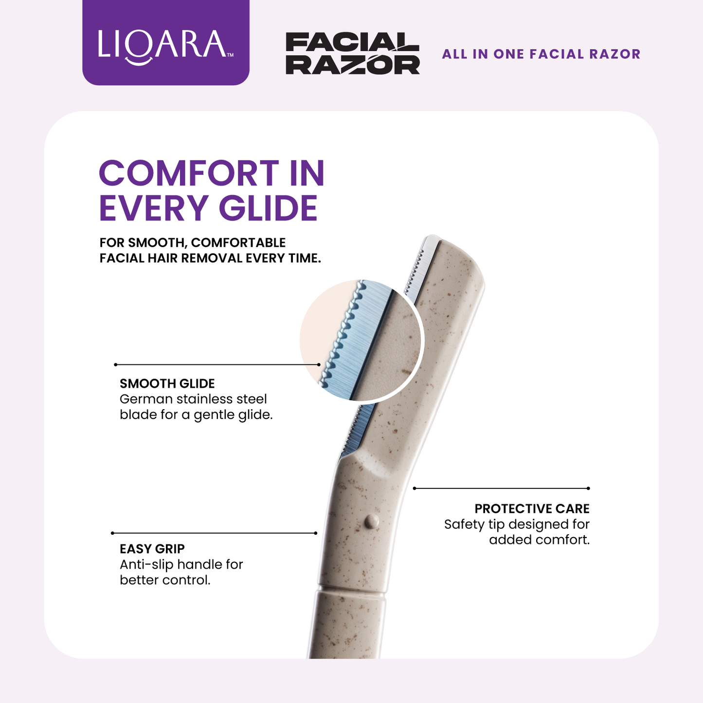 Glow Glide Face Razor