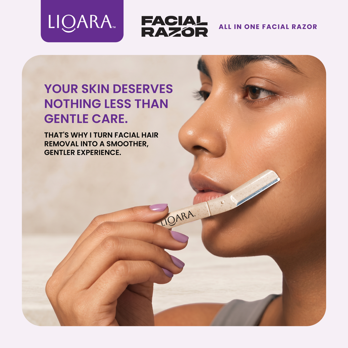 Glow Glide Face Razor