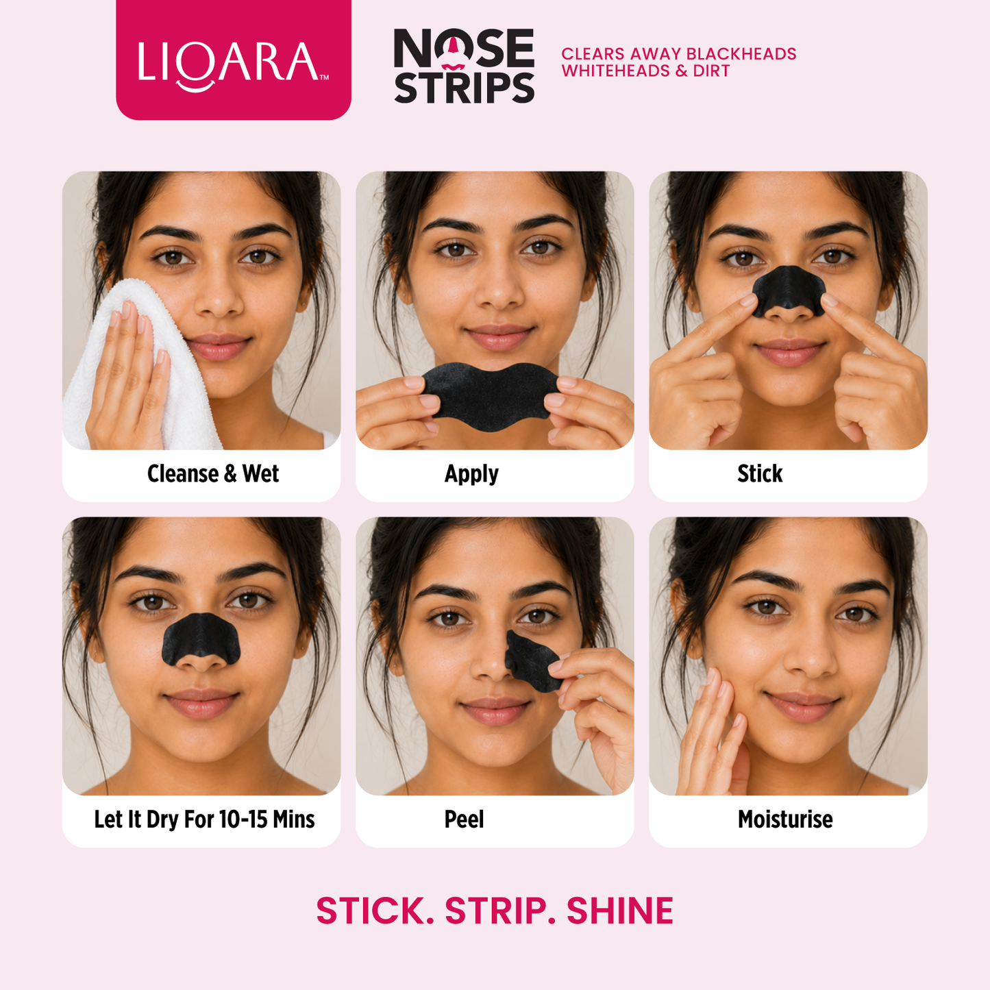 Bamboo Charcoal Nose Strips