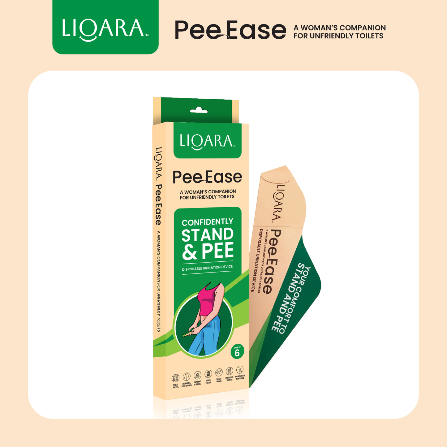 PeeEase Disposable Female Urination Device